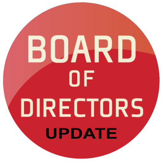 Board of directors update graphic